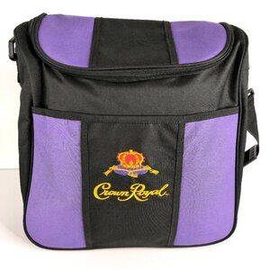 NWOT Crown Royal Insulated Tote Zipper Shoulder Strap Merch Cooler Bag 12"